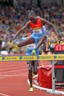 Jairus Kipchoge Birech in the 3000 metres steeplechase, 2012 Samsung Diamond League, Birmingham.